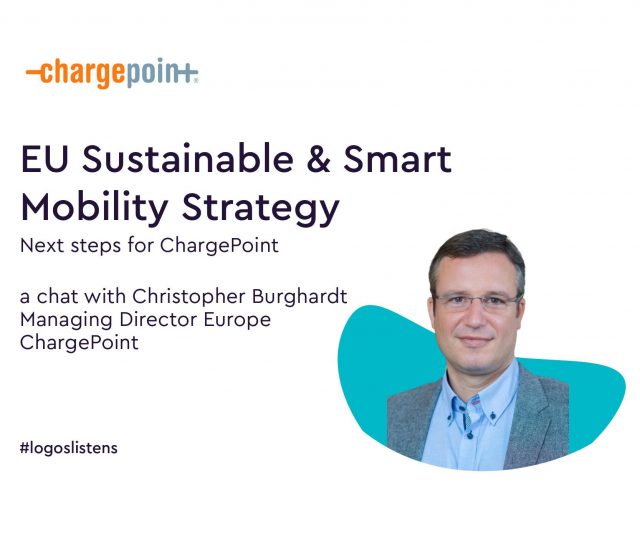 logos interview with Christopher Burghardt – Managing Director Europe at Chargepoint about batteries